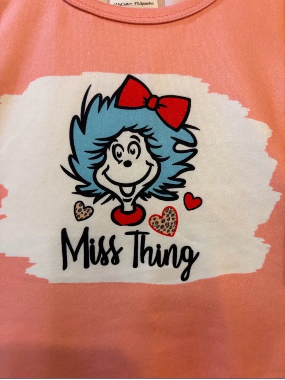 Dr. Seuss Kids Coral and Pink 